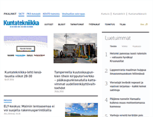 Tablet Screenshot of kuntatekniikka.fi